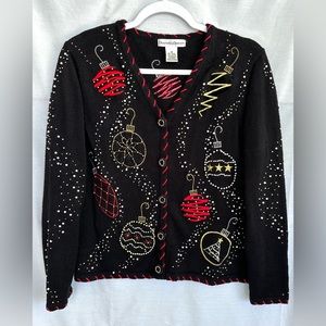 Beautiful embellished Christmas sweater, size S
